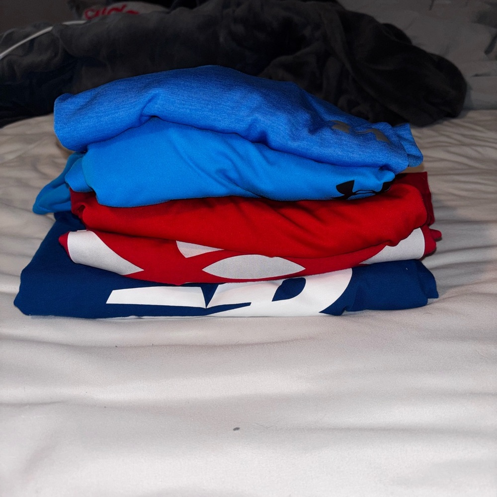 Activewear Blue and Red T-Shirt Bundle